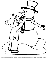 Und das beste am winter? Ausmalbild Schneemann 5 Medienwerkstatt Wissen C 2006 2021 Medienwerkstatt