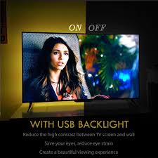 Usb Tv Backlight Led Bias Lighting Kit For 24 To 60 Inch Smart Tv Monitor Hdtv Wall Mount Stand Work Space Tv Background Tv Backlight Bias Lighting Mood Light