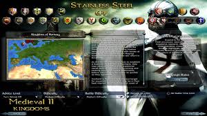 It's a big place, after all, and there's no shortage of foes, as you might have learned in sega and creative assembly's epic strategy game. Stainless Steel Mod For Medieval Ii Total War Kingdoms Mod Db