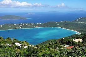 Over Looking Magen S Bay From Mountain Top In St Thomas Virgin Islands Beauti St Thomas Virgin Islands United States Virgin Islands Virgin Islands Vacation