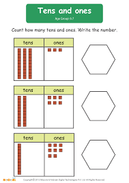 You may print and save them for personal and educational use only. Tens And Ones Worksheet Math For Kids Mocomi