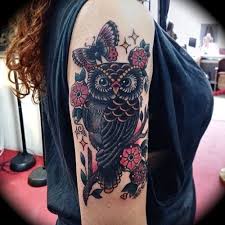 110 best owl tattoos ideas with images piercings models trendy tattoos owl thigh tattoos tattoos
