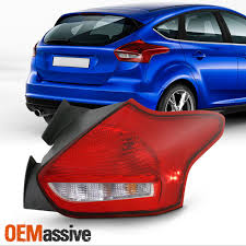 For 2015 2018 Ford Focus Hatchback Model Chrome Red Tail Brake Light Passenger Ford Focus Hatchback Ford Focus Hot Rods Cars Muscle