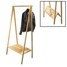 Use racks with double bars either at home or in a retail environment to keep outfits together. Collapsible Wood Garment Rack Diy Clothes Rack Folding Clothes Rack Wooden Clothes Rack
