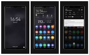 Best Dark Themes Huawei Emui Galaxy Wallpaper Desain Material Android