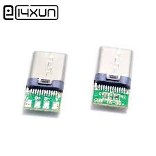 Designing in usb type c and using power delivery digikey. 2pcs Diy Otg Usb 3 1 Welding Male Jack Plug Usb 3 1 Type C Connector With Pcb Board Plugs Data Line Terminals For Android Terminator Quad Terminator Militaryterminations Aliexpress