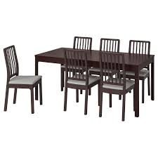 Ekedalen Ekedalen Table And 6 Chairs Dark Brown Orrsta Light Gray Ikea In 2020 Ikea Ikea Dining Sets Ikea Dining