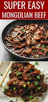 Add minced ginger, minced garlic, and beef; Mongolisches Rindfleischrezept Pf Changs Style Herzhafter Zahn Beef Recipes Easy Beef Recipes For Dinner Easy Mongolian Beef