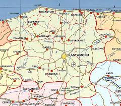 Kastamonu'nun konumu kastamonu bölgesi']inde yer alan il. Kastamonu