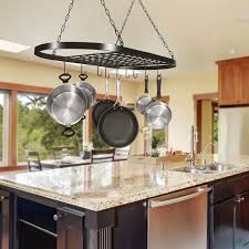 Rv Kitchen Storage Hanging Pot Rack Pot Rack Hanging Kitchen Storage Rack Kitchen