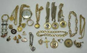 126 Grams 1 10 1 20 10k 12k 14k Gold Filled Vintage Jewelry Lot Wear Scrap Sell Assorted Chainsearringspendantscufflinksetc Vintage Jewelry Jewelry Gold