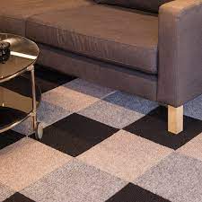 Carpet, 1/2 padding & install. 100 Tiles 100 Sqft Black Incstores Berber Carpet Tiles