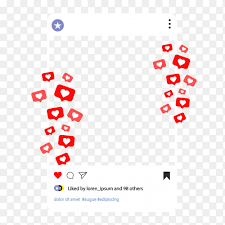 I want to show background for full screen. Instagram Feed Template With Transparent Background Vector Png Similar Png