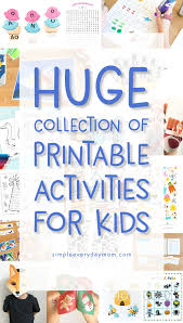 Your kids will be learning important verses as they complete these fun pages. 40 Printable Activities For Kids Simple Everyday Mom