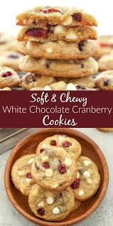 These White Chocolate Cranberry Cookies Are Incredibly Soft Chewy Thick A White Chocolate Cranberry Cookies Cranberry Cookies Cookies Recipes Chocolate Chip
