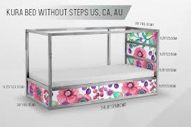 For customer support contact your local ikea. Ikea Kura Letto Rimovibile Adesivi Fiori E Frutti Etsy Letto Ikea Kura Decorazione Per Ragazzi Ikea