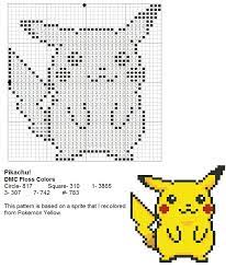 Pikachu jump pattern grid size: Regan Wants To Make This As A Bookmark For Turner So Excited Pokemon Cross Stitch Pokemon Cross Stitch Patterns Pikachu Cross Stitch