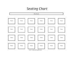 Seating Chart For Substitute Classroom Seating Chart Template Seating Chart Classroom Classroom Seating