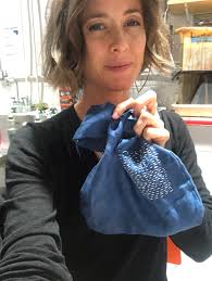 One New Thing #5 Japanese Knot Bag with Sashiko Stitching — Chic Stripes