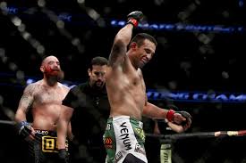 Fabricio werdum (left) takes an eye poke from travis browne at ufc 203. Travis Browne Faces Fabricio Werdum At Ufc 203
