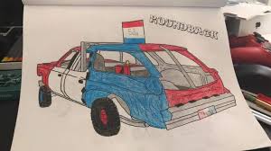 There's even a few cool tattoos you can help design in these art and creativity games. Demolition Derby Coloring Book Home Facebook