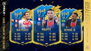 Fifa 21 Ligue 1 Tots Predictions Tots Mbappe Tots Neymar Tots Ben Yedder Tots Depay Tots Bamba Youtube