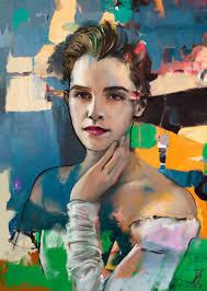 It started with random paint drips and then I tried to turn it into  something less abstract. It's a first attempt but I'll try it again