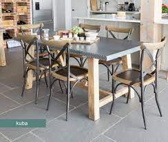 Metal dining table and chairs ukzn learn site. Pin By Casamo On Kuba At Casamo Co Uk Zinc Dining Tables Dining Table Large Dining Table