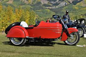 Image result for Red 1951 Motorcycle