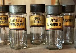 Glass apothecary jars wedding centerpiece candy jars storage container. Set Of 44 19th Century Glass Apothecary Jars Circa 1820