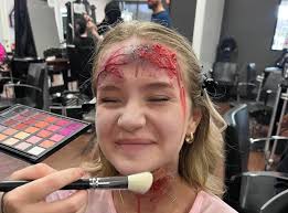 Fun times for Halloween at Z! 💀👻🎃#cosmetology #beauty #hair #hairstylist  #cosmetologist #skincare #makeup #cosmetologystudent #cosmetics #hairstyles  #cosmetologyschool #haircut #haircolor #barber #beautyschool #hairstyle  #behindthechair ...