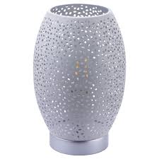 Free shipping* more like this 100+ colors west highland white toby brass accents table lamp $ 129.99. Silver White Table Lamp With Decor Die Cuts