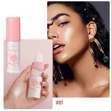 Maquillaje Facial transparente y brillante, producto para la piel, tamaño  3,3, 3,3, 13,5 cm, polvo brillante y moldeador, resalta el brillo