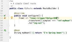 Reading a single text file. Chapter 19 Camel Tooling Camel In Action