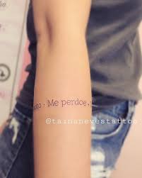 Tatuagem Sinto Muito Me Perdoe Eu Te Amo Sou Grata Pin Em Tattoo