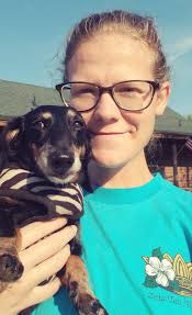 My name is Evie. My birthday will be March 9th. I'll be 9. I was rescued 4  years ago. I'm a happy little girl. !