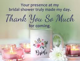 Bridal Shower Thank You Messages Wishesmsg Wedding Thank You Messages Bridal Shower Bridal Shower Wishes