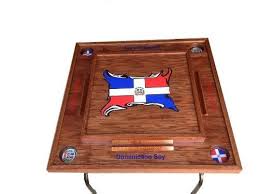Republica Dominicana Dominotable With The Flag Dark Http Www Amazon Com Dp B002eam2nw Ref Cm Sw R Pi Awdl Inphsb0c8da0 Domino Table Custom Dominoes Domino
