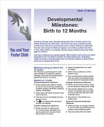 9 Baby Development Chart Free Premium Templates