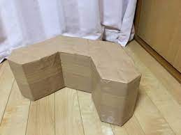 牛乳パックで キッズ用トイレ踏み台 の作り方 その他 ベビー キッズ アトリエ トイレ 踏み台 牛乳パック 踏み台