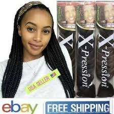 Looking for your next hairstyle? 2packs X Pression Braiding Hair Ultra Braid Xpression 100 Kanekalon Color 1 Ebay