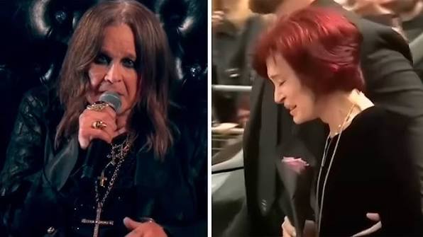 Sharon Osbourne Weeps at Ozzy Osbourne’s Final Farewell