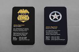 Make a law enforcement business card design online with brandcrowd's business card maker. Federal Law Enforcement Business Cards Kraken Design