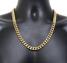 Miami cuban link chains are available in yellow gold, white gold, and rose gold. Buy 24k Gold Plated Gold Chain For Men And Boys Italian Curb Design Gold Chain For Men Fashion 8mm Gold Chain 22 Inch Online 449 From Shopclues