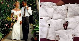 This Woman S Wedding Dress Was Made Into Burial Gowns For Stillborn Babies Donate Wedding Dress Wedding Dresses Womens Wedding Dresses