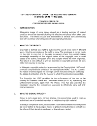 Copyright law, and the practical applications of it, have been racing to catch up with this new world. Copyright Issues In Malaysia