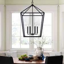 From designs in warm woods and art glass to a variety of metallic looks, the modern chandelier comes in a wide range of innovative styles, shapes, and materials. Israel 6 Light Lantern Geometric Chandelier Reviews Birch Lane