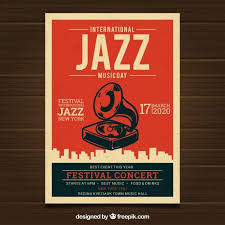 Download Vintage Poster For The International Jazz Day For Free Vintage Posters Album Art Design Jazz Musicians Illustration