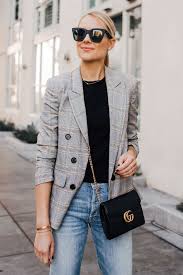 Black Blazer And Jeans Woman Pin On Future