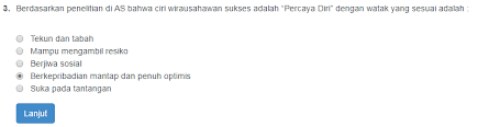 Untuk kunci jawaban serta pembahasan sengaja tidak kami tampilkan disini, karena sepertinya untuk kunci dan pembahasan tersebut lebih baik kalau didownload, supaya lebih leluasa dalam memahami bagaimana cara menjawab dan menyelesaikan soal uas matematika kelas 6 semester 1 tahun. Soal Uts Entrepreneur Semester 2 Bsi
